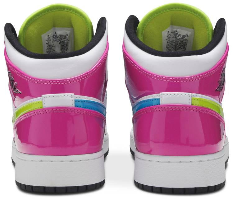 Air Jordan 1 Mid SE GS  Cyber Active Fuchsia  CZ9835-100
