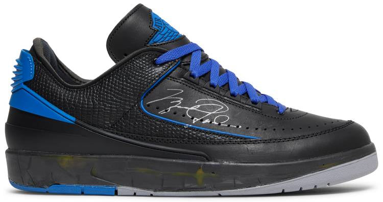 Off-White x Air Jordan 2 Retro Low SP  Black Royal  DJ4375-004