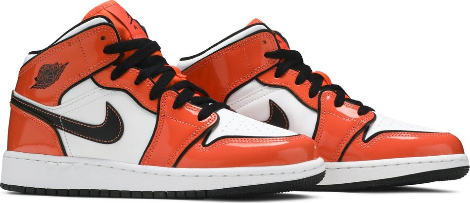 Air Jordan 1 Mid SE GS  Turf Orange  BQ6931-802