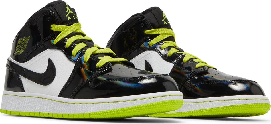 Air Jordan 1 Mid SE GS  Black Cyber  BQ6931-003