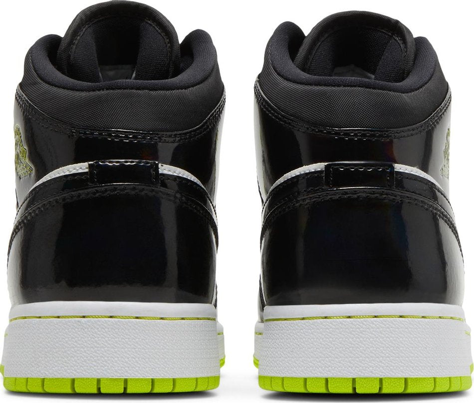 Air Jordan 1 Mid SE GS  Black Cyber  BQ6931-003