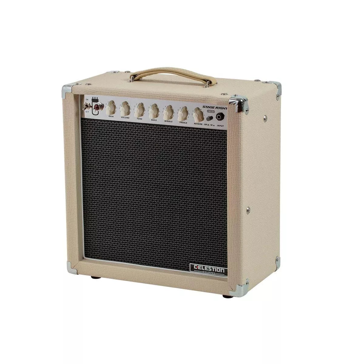 Stage Right by Monoprice 15-Watt 1x12 Guitar Combo Tube Amp with Celestion Speaker and Spring Reverb
