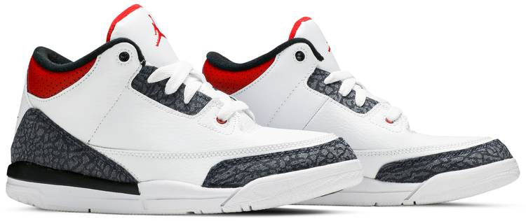 Air Jordan 3 Retro Denim SE PS  Fire Red  DB4168-100