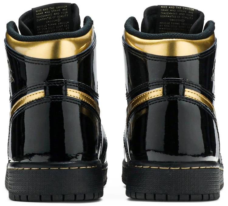Air Jordan 1 Retro High OG GS  Black Metallic Gold  575441-032