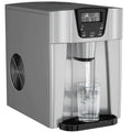 2 in 1 Ice Maker Water Dispenser Countertop 36lbs/24H LCD Display Portable New - Black