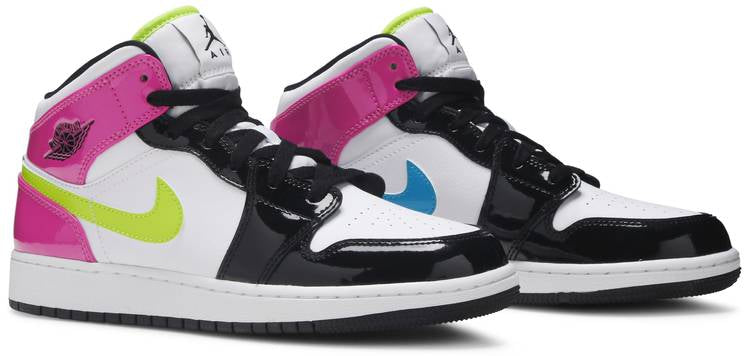 Air Jordan 1 Mid SE GS  Cyber Active Fuchsia  CZ9835-100