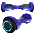 FX3 Hoverboard Blue - 6.5" LED Wheels, 200W Motor, UL2272 Certified, Up to 6.2mph for Kids & Adults