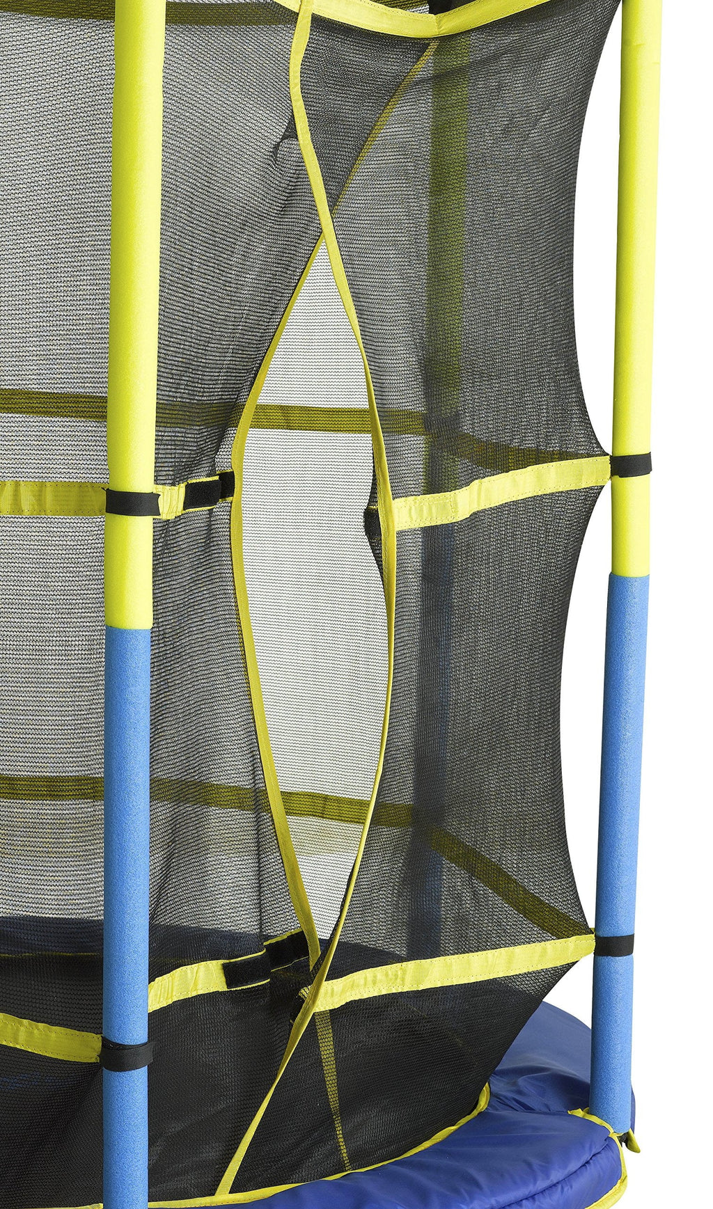 Upper Bounce 55" Kids Trampoline with Safety Enclosure - No-Spring Bungee System, Easy Assembly