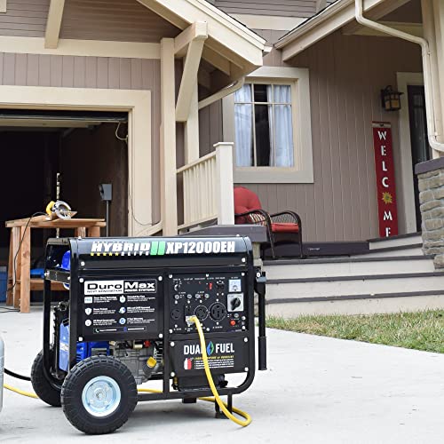 XP12000EH Dual Fuel Generator - 12,000W Gas/Propane, 457cc 4-Stroke Engine, EPA/CARB Compliant