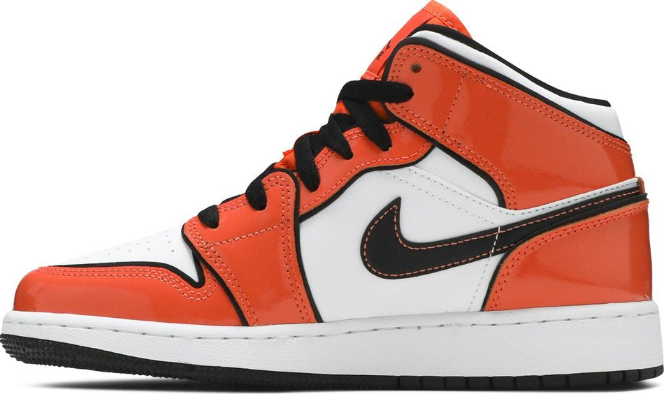 Air Jordan 1 Mid SE GS  Turf Orange  BQ6931-802