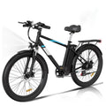 BK3M 500W Electric Bike, 26"x3.0", 36V/15Ah, Shimano 7-Speed, Carbon Steel, IP54 Waterproof