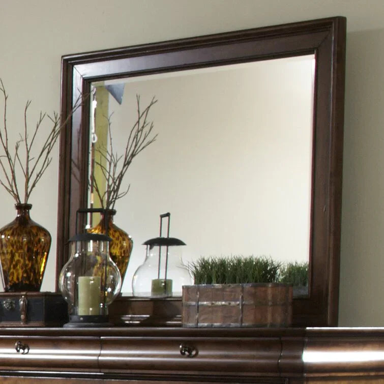 8 Drawer 64'' W Double Dresser With Mirror