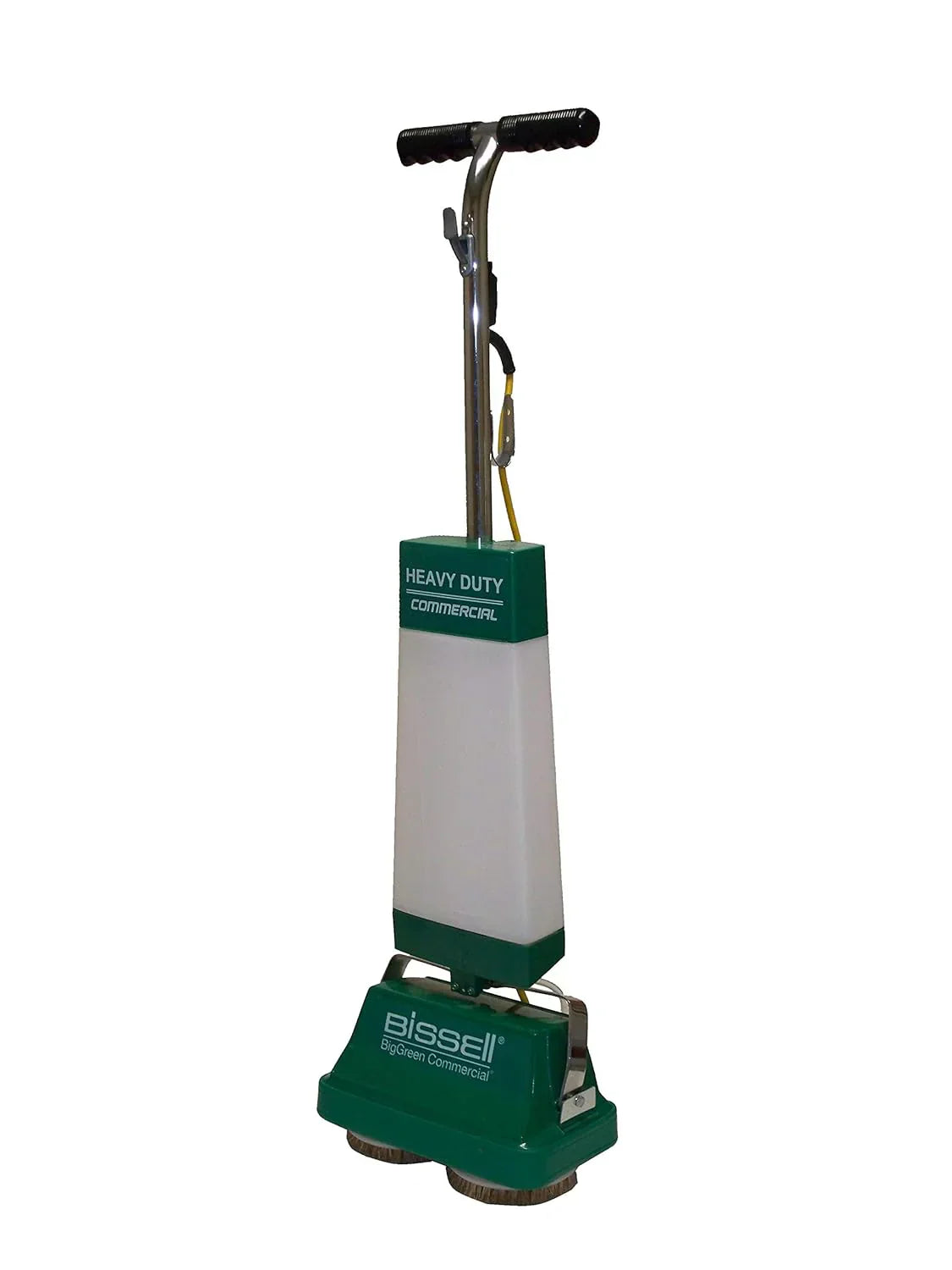 BGFS5000 Portable Floor Scrubber & Polisher, 12" Cleaning Path, 4.2 Amp Motor, White/Green