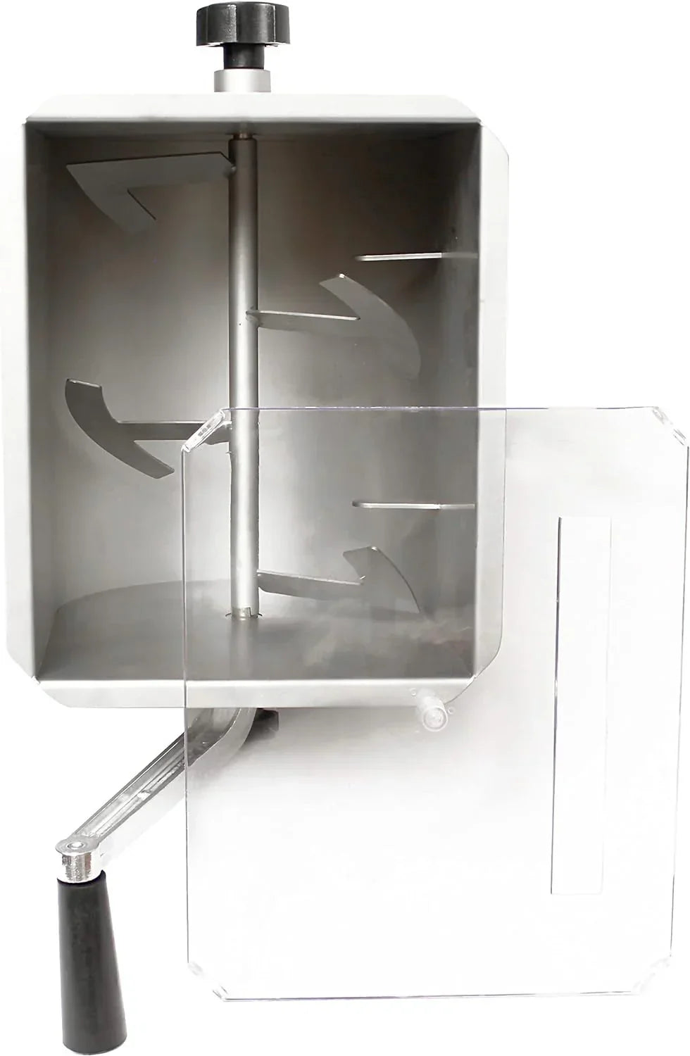Manual Meat Mixer - 20 lb Sausage Mixer Machine with Lid, Ideal for Ground Beef Processing