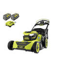 40V HP Brushless Whisper Series 21 Walk Behind Self-Propelled All Wheel Drive Lawn Mower-(2) 6.0 Ah Batteries & Charger