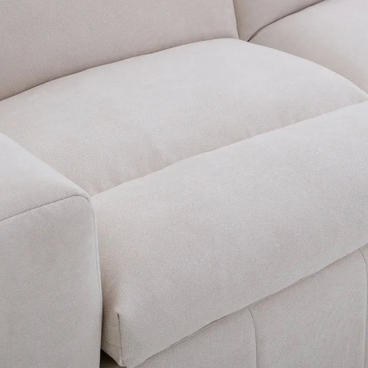 134" Wide Reversible Modular Sectional with Ottoman