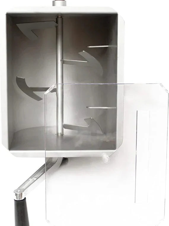 Manual Meat Mixer - 20 lb Sausage Mixer Machine with Lid, Ideal for Ground Beef Processing