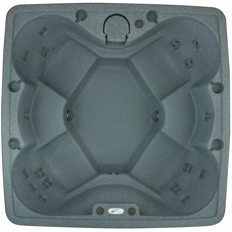 Aquarest Spas, Powered By Jacuzzi® Pumps 6 - Person 29 - Jet Square Plug And Play Hot Tub with Ozonator