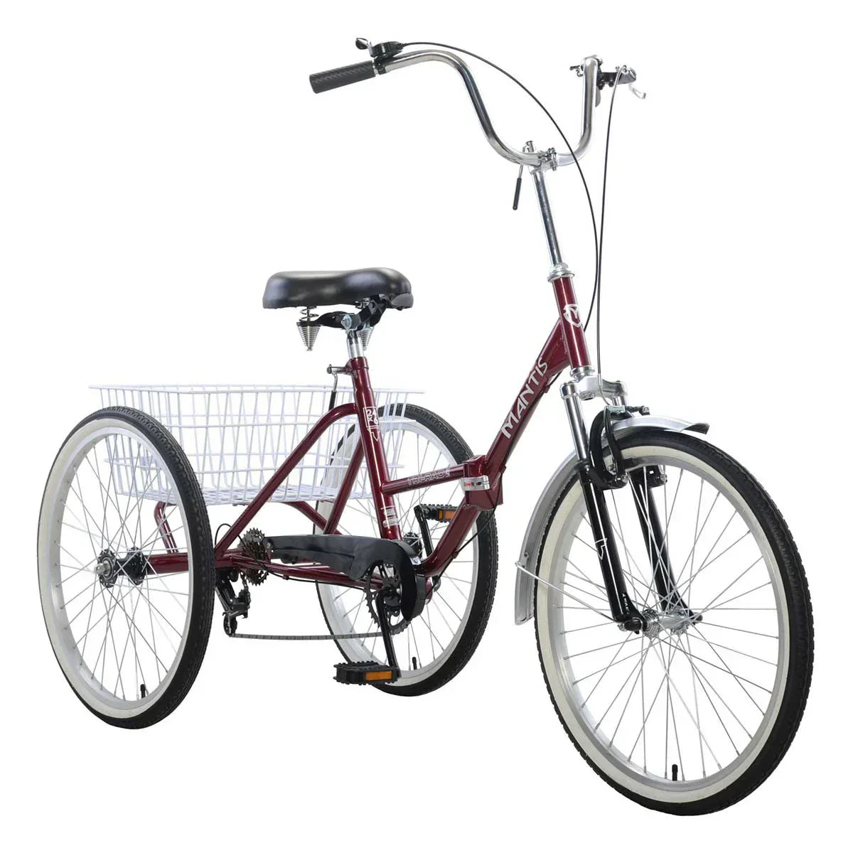 Adult Tri-Rad Folding 24" 6-Speed Tricycle