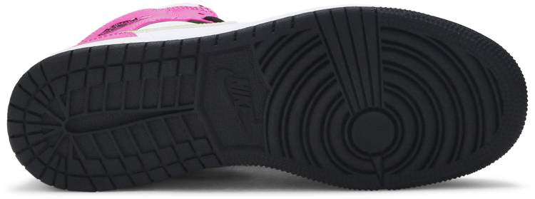 Air Jordan 1 Mid SE GS  Cyber Active Fuchsia  CZ9835-100