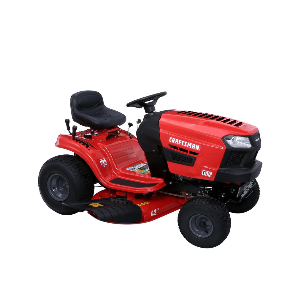Craftsman T110 | 42 Riding Mower | 17.5 HP Briggs & Stratton Engine | 7-Speed Transmission | 13AN77XS093