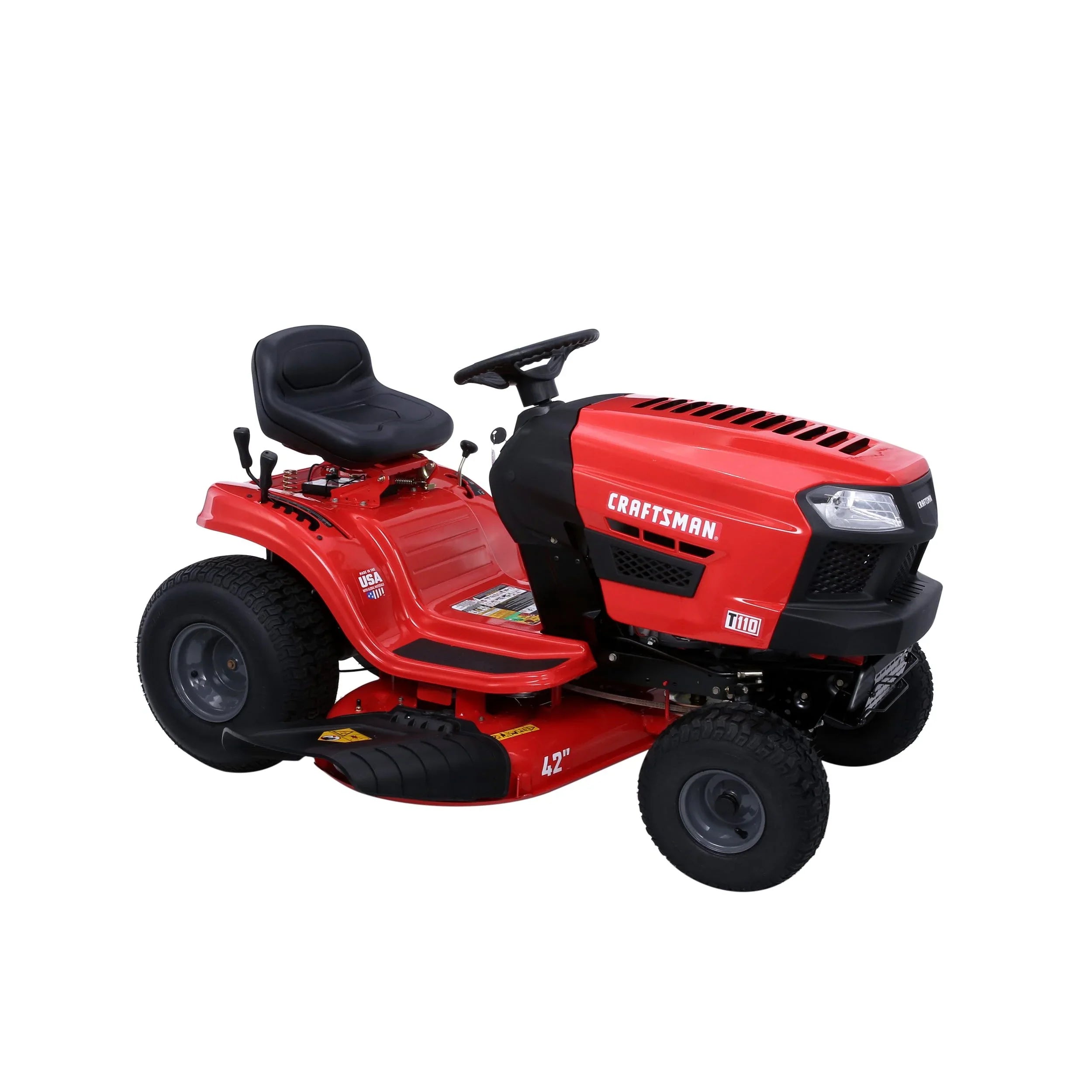 Craftsman T110 | 42 Riding Mower | 17.5 HP Briggs & Stratton Engine | 7-Speed Transmission | 13AN77XS093