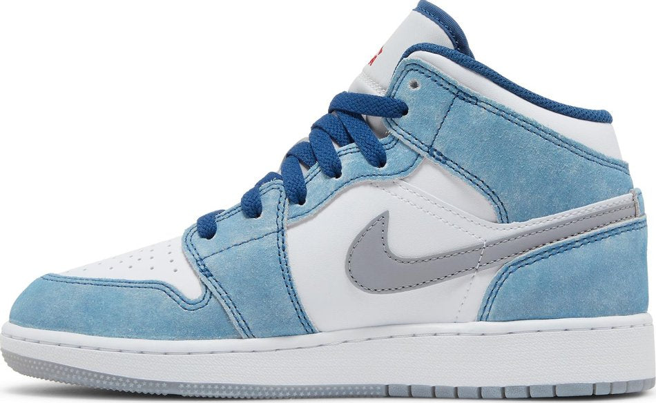 Air Jordan 1 Mid SE GS  French Blue  DR6235-401