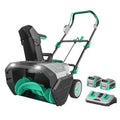Single Stage Battery Powered Brushless Motor LED Light Cordless Snow Blower