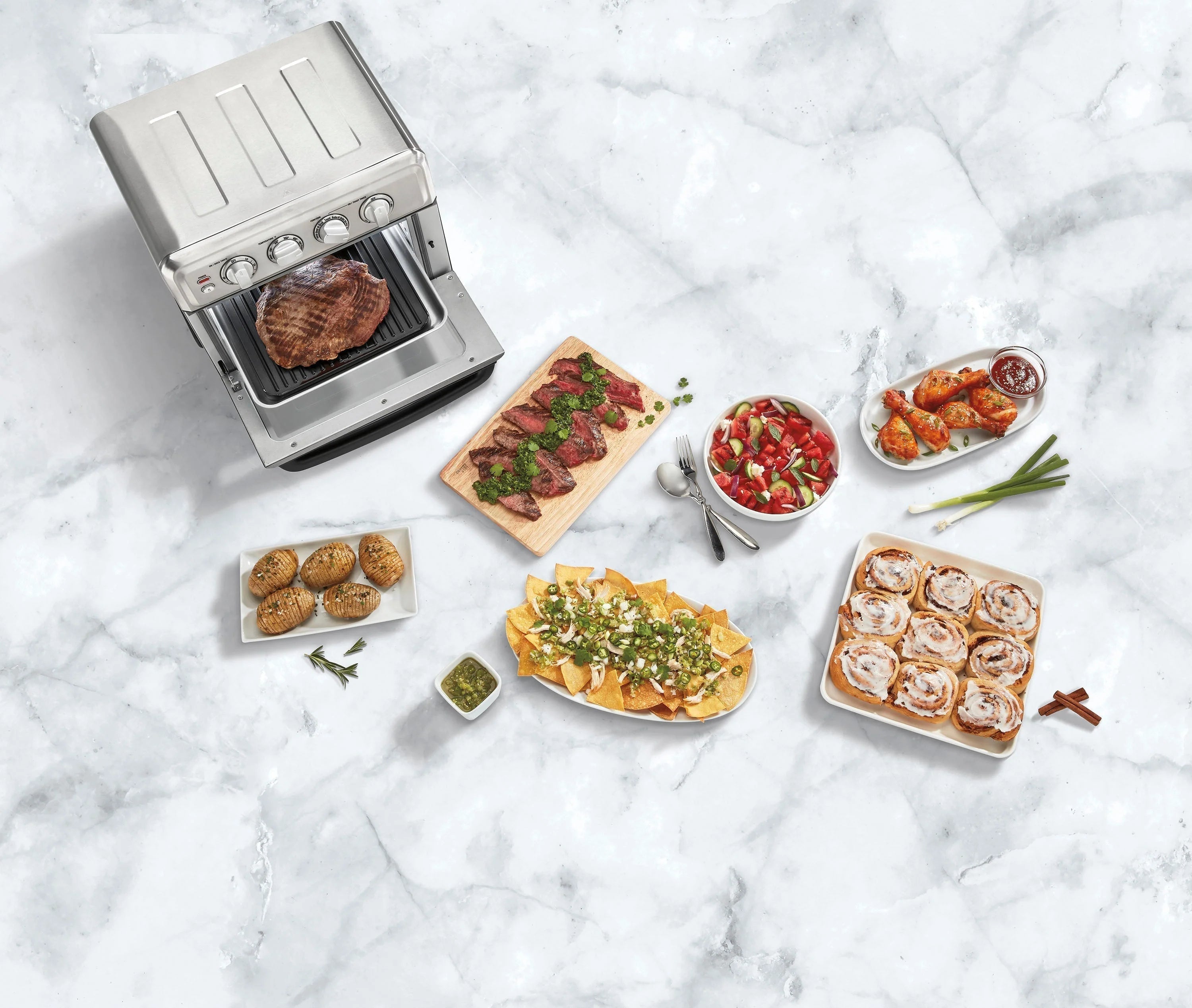 Cuisinart - Air Fryer Toaster Oven with Grill - Stainless Steel