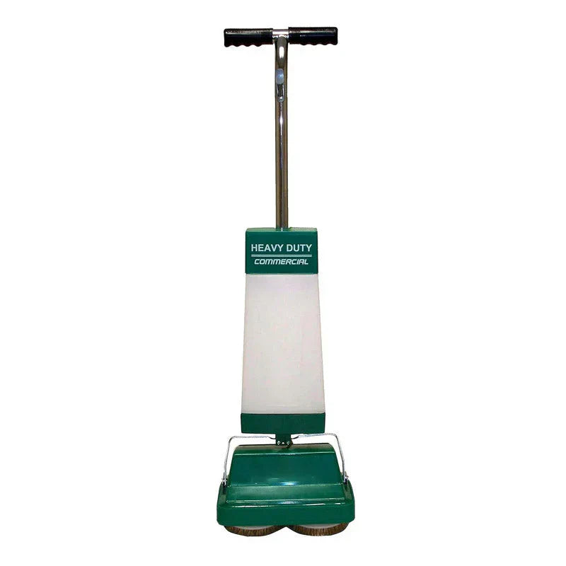 BGFS5000 Portable Floor Scrubber & Polisher, 12" Cleaning Path, 4.2 Amp Motor, White/Green