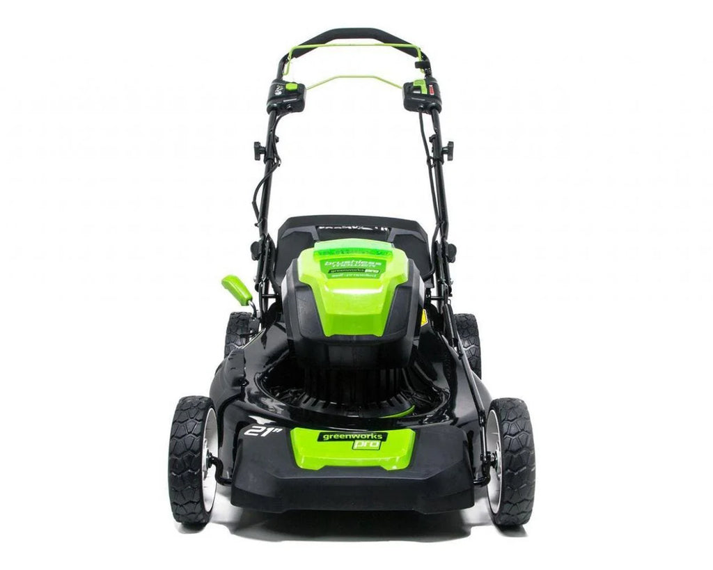 80V Cordless 21" Self-Propelled Brushless Lawn Mower | Greenworks