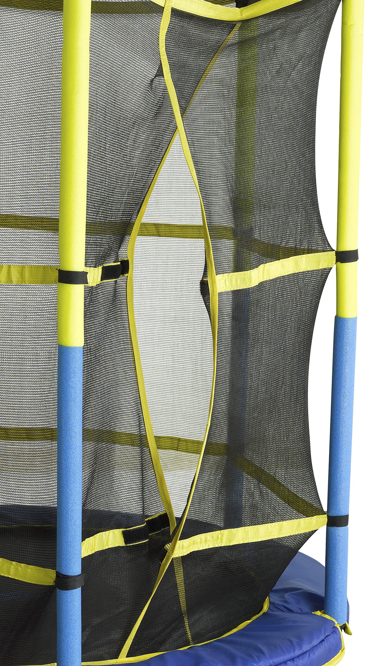 Upper Bounce 55" Kids Trampoline with Safety Enclosure - No-Spring Bungee System, Easy Assembly