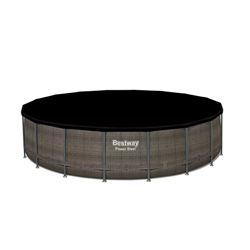 Bestway Power Steel Round Above Ground Pool Set, 18' x 48